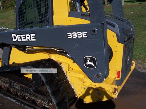 john deere 333e track skid steer|john deere 333e track size.